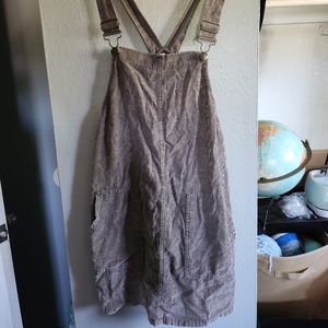 Corduroy Pinafore Dress